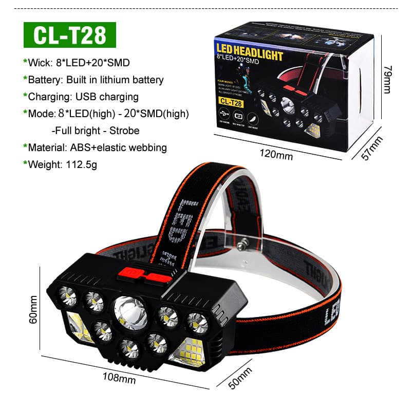 چراغ پیشانی مدل CL-T28 — تصویر ۴