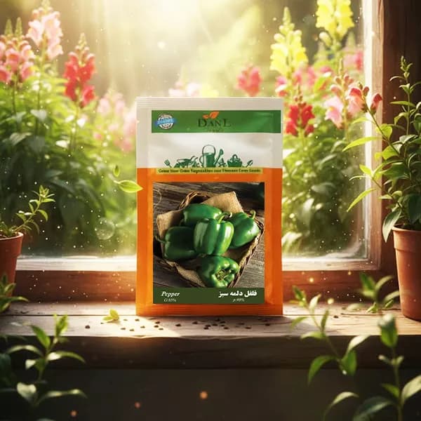 بذر فلفل دلمه سبز خانگی