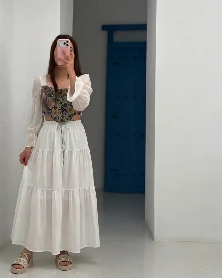 شومیز عروسکی گلیمی زنانه وارداتی — تصویر ۵