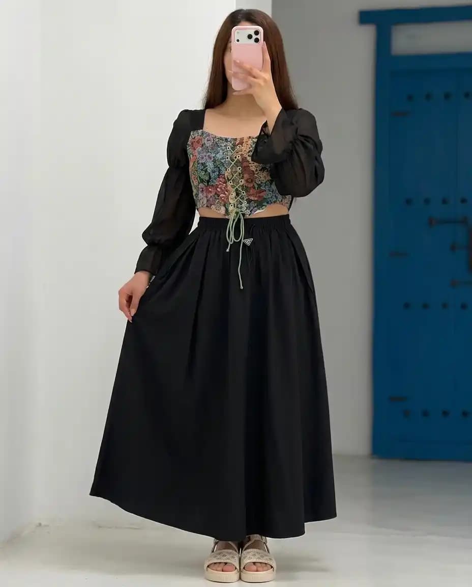 شومیز عروسکی گلیمی زنانه وارداتی — تصویر ۶