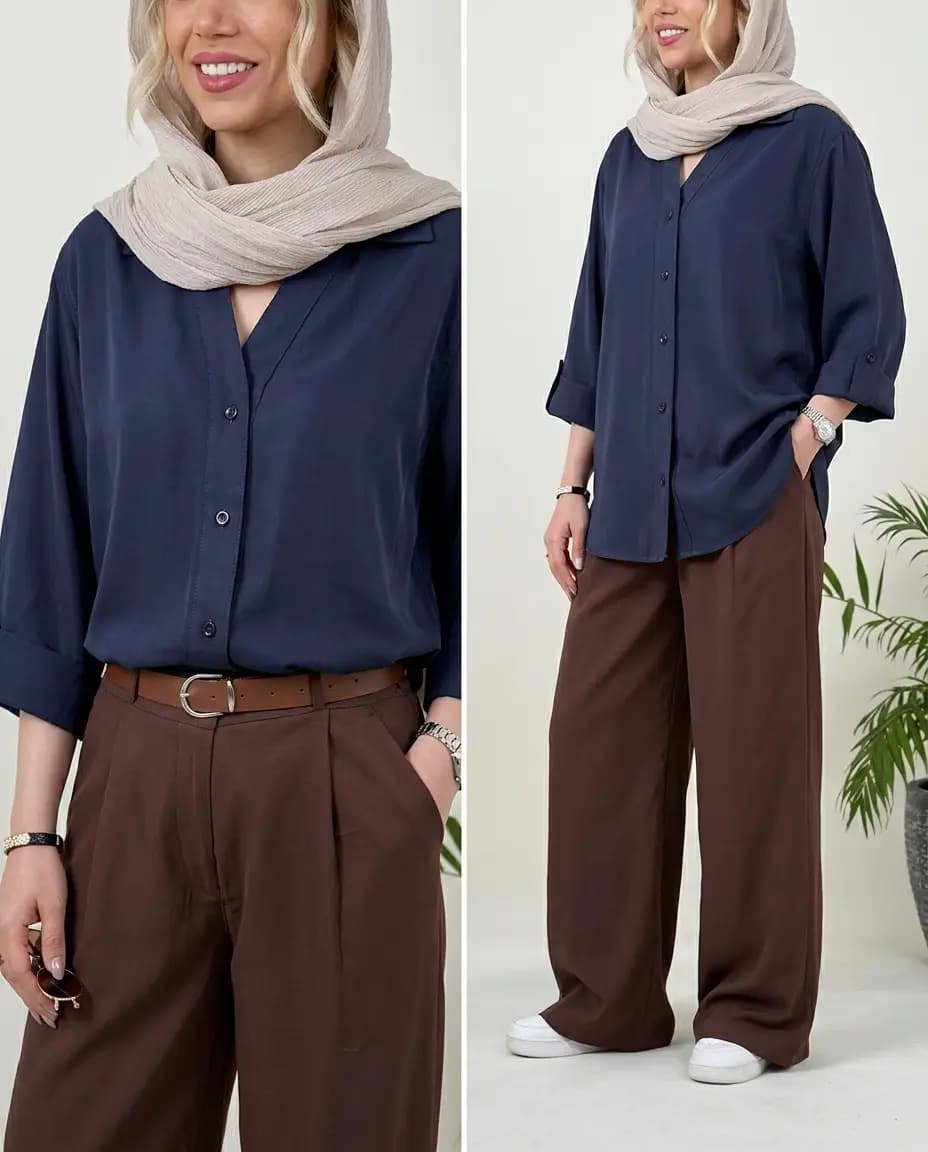 شومیز خنک زنانه مدل نوشه