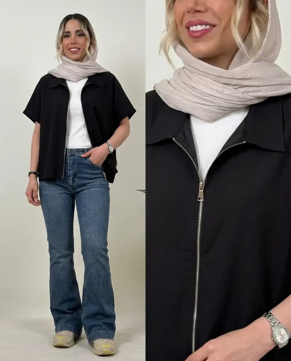 وست لینن زنانه مدل ارغوان — تصویر ۶