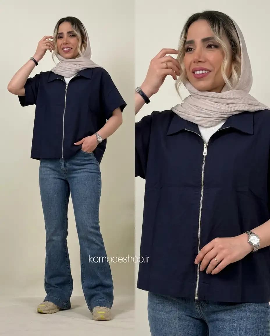 وست لینن زنانه مدل ارغوان — تصویر ۷