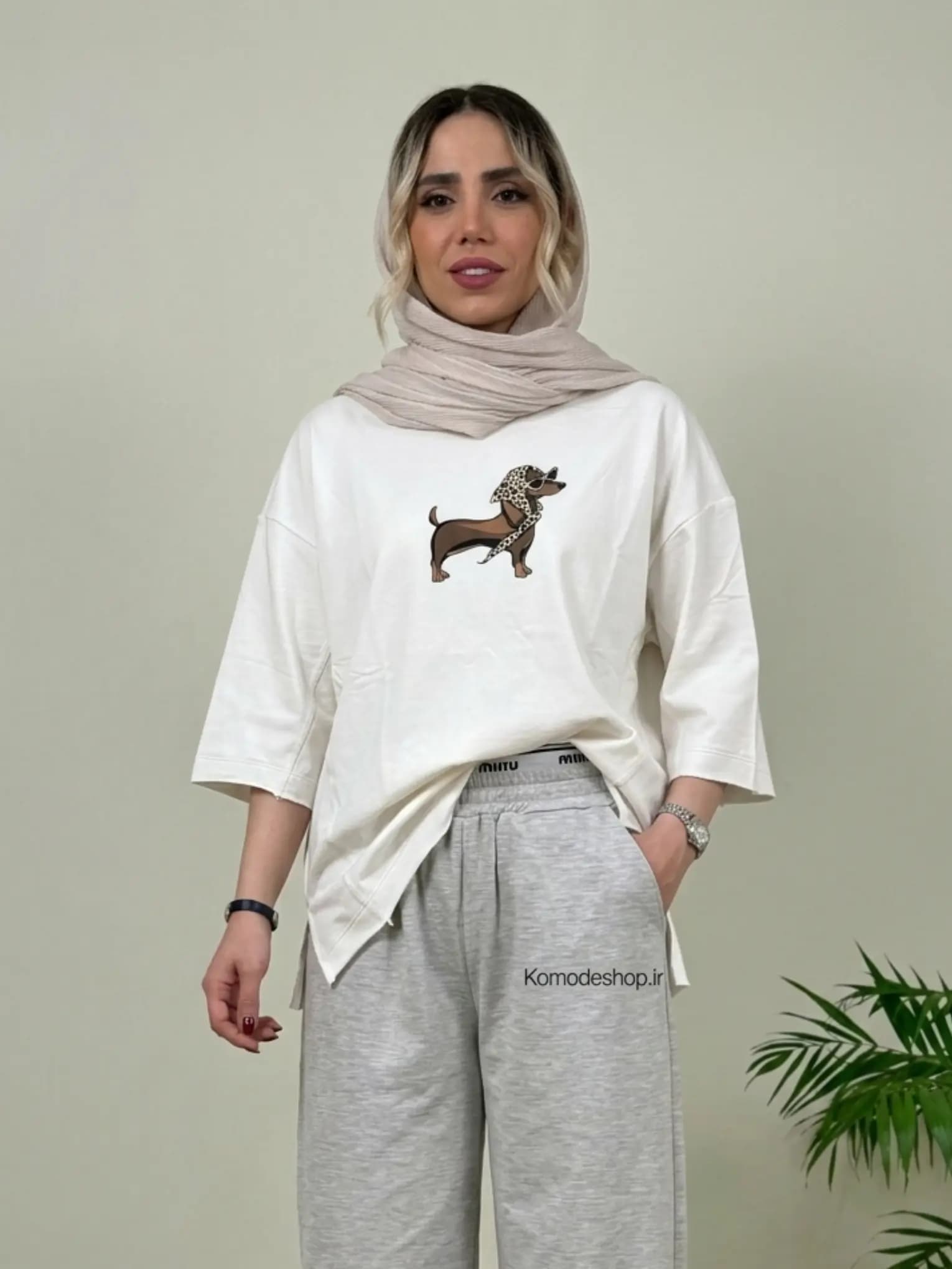 تیشرت باکسی زنانه مدل سامر — تصویر ۸