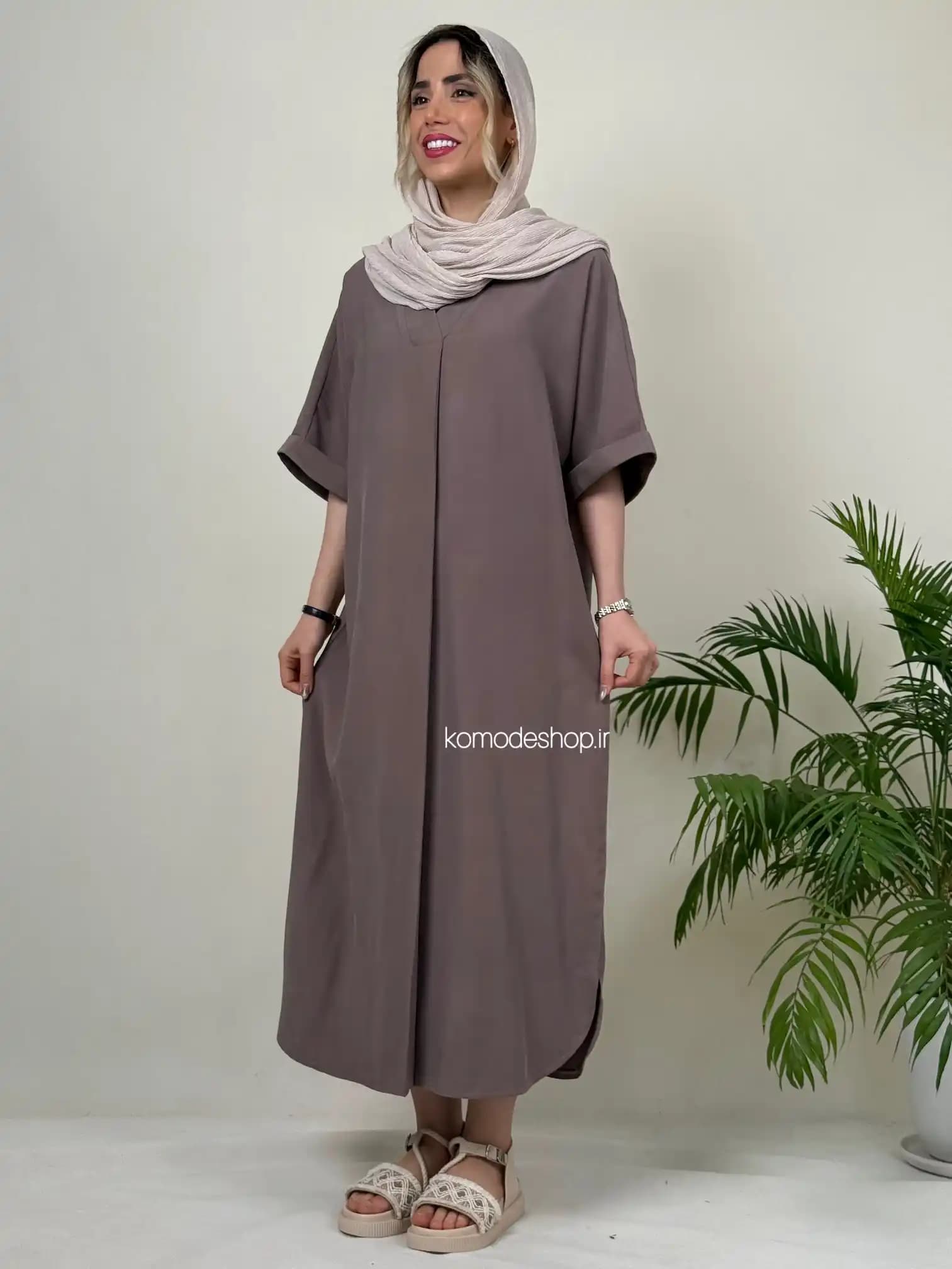 پیراهن سیلک زنانه آمیتیس — تصویر ۸