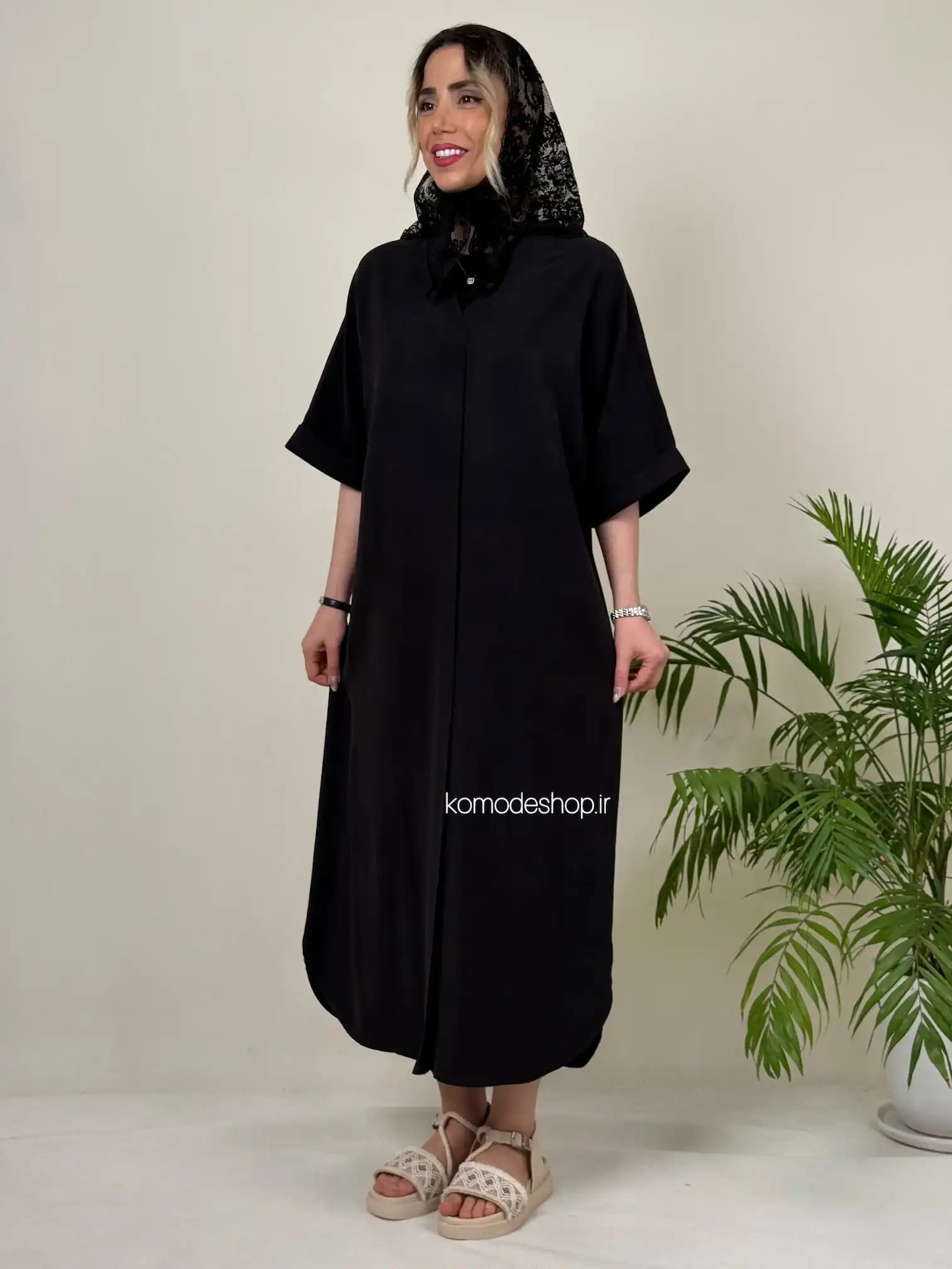 پیراهن سیلک زنانه آمیتیس — تصویر ۴