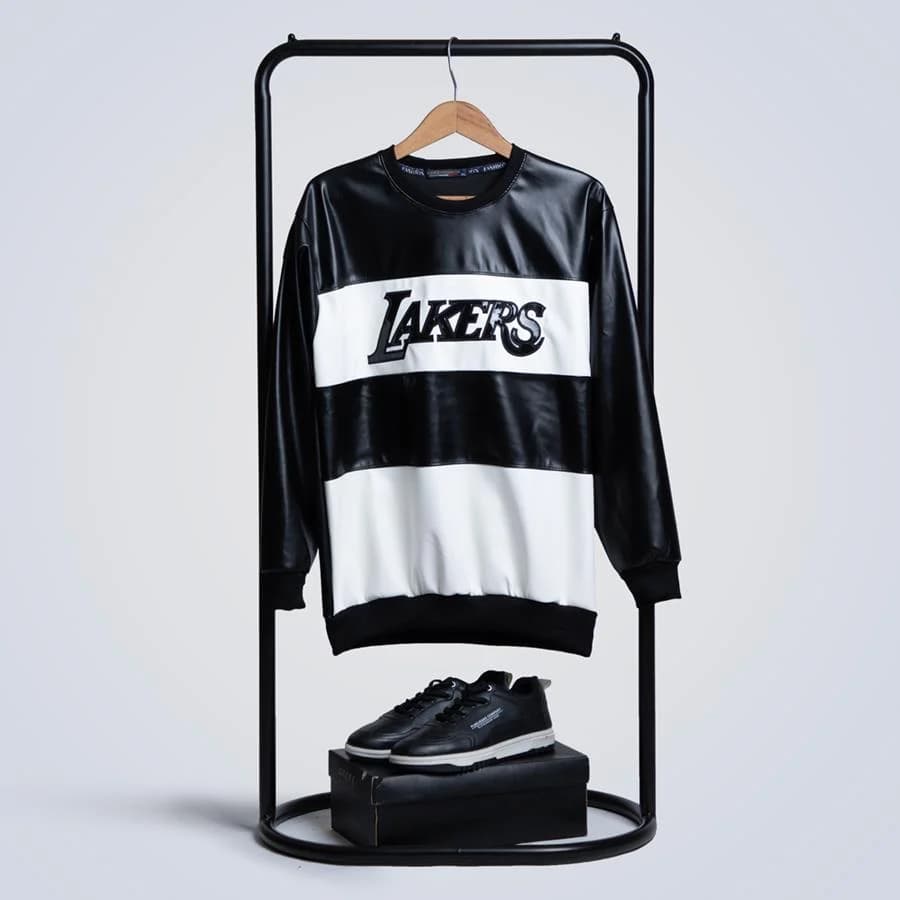 پلیور چرمی مردانه LAKERS — تصویر ۲