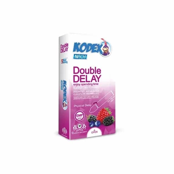 کاندوم تاخیری کدکس مدل Double Delay بسته 10عددی