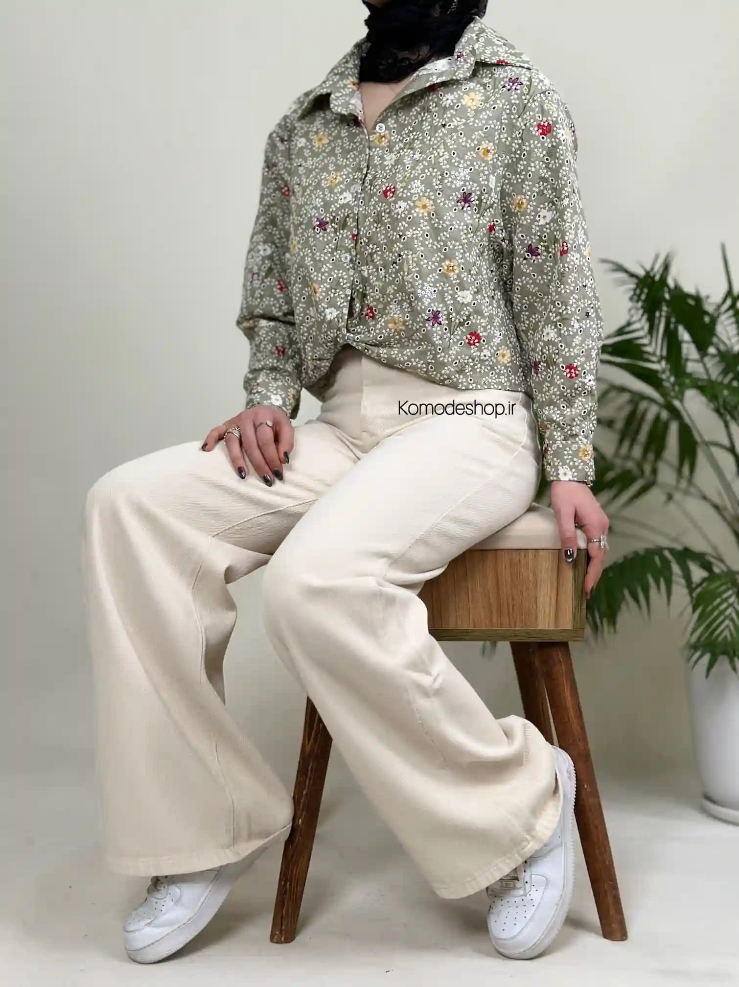 شومیز خامه دوزی گره ای دلفین — تصویر ۷