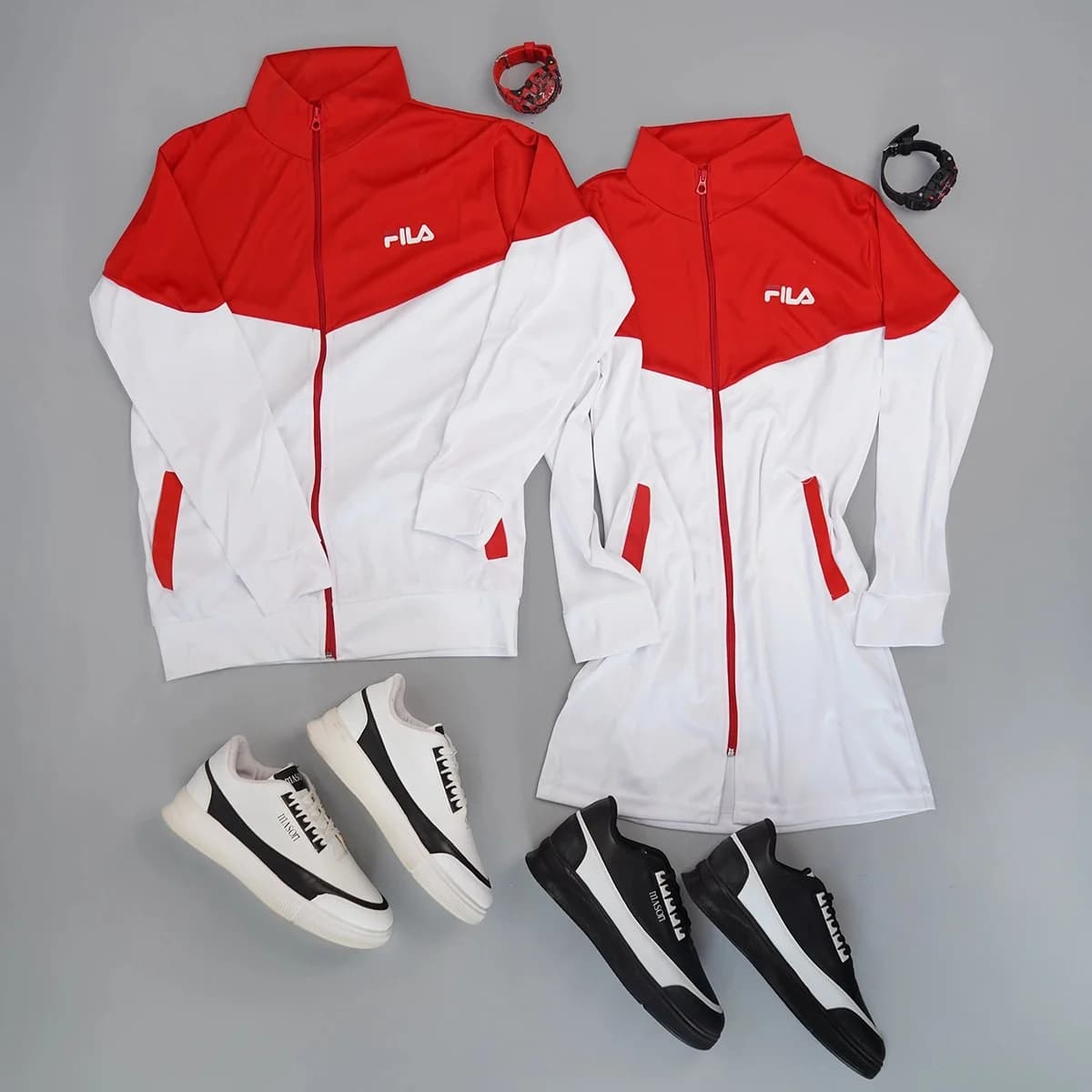 ست دو نفره سوییشرت مدل Fila