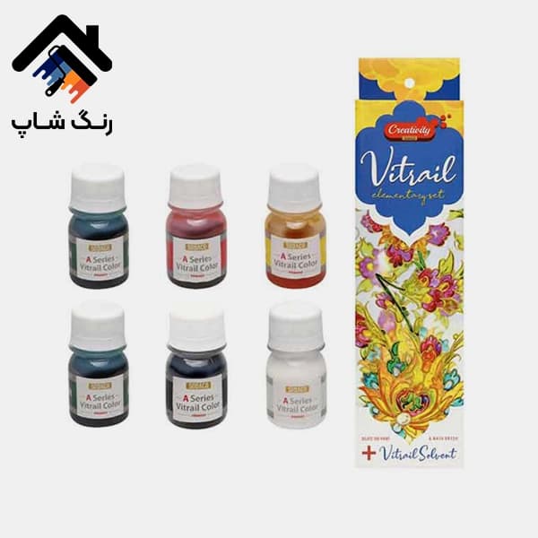 پک 6 عددی رنگ شیشه A (ویترای) سوداکو