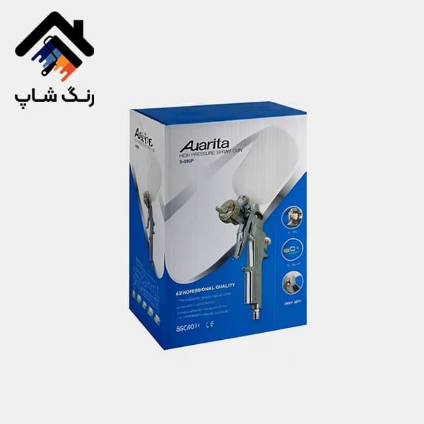 پيستوله Aurita-S990P سوزن 2.5 کاسه رو پلاستيکي 600CC — تصویر ۳