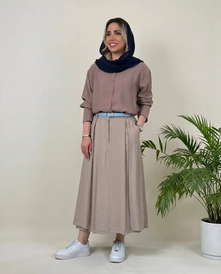 دامن سیلک ماهین — تصویر ۶