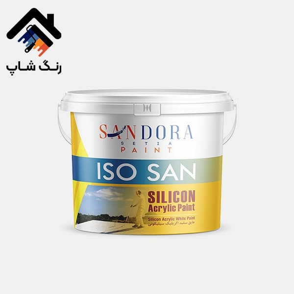 عایق سفید الاستیک سیلیکونی الیاف دار ساندورا کد 608