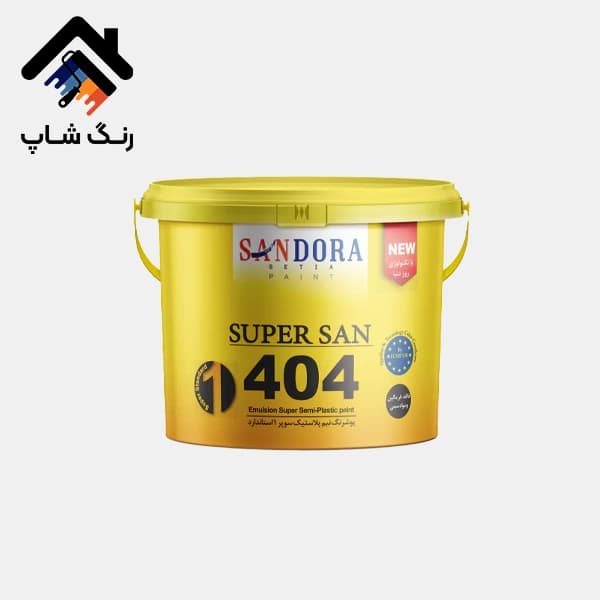 رنگ نیم پلاستیک سان پلاستیک مات سوپر ساندورا کد 404