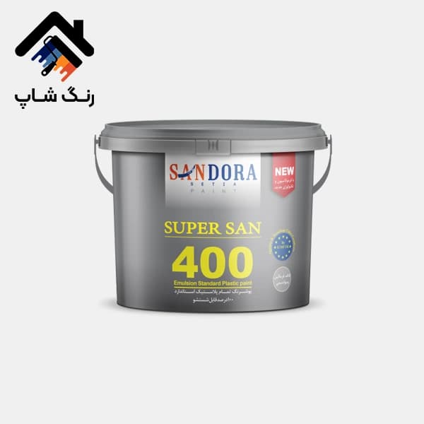 رنگ تمام پلاستیک سوپرسان مات ساندورا کد 400