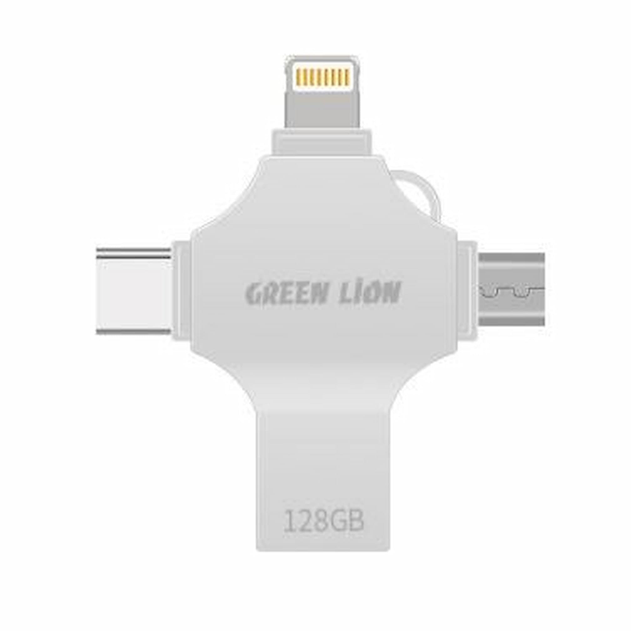 فلش مموری گرین لاین مدل GN4IN1USB128 ظرفیت ۱۲۸ گیگابایت — تصویر ۲