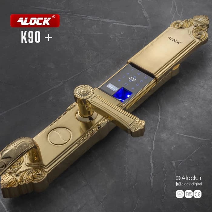 قفل اثر انگشتی دیجیتال ALOCK مدل K90+ Gold — تصویر ۲