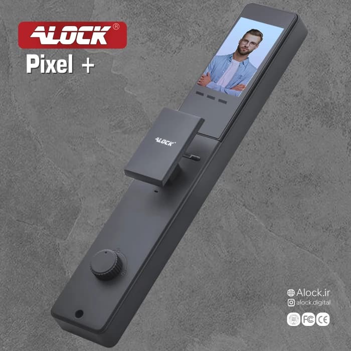 دستگیره هوشمند دوربین دار ALOCK مدل +Pixel — تصویر ۳
