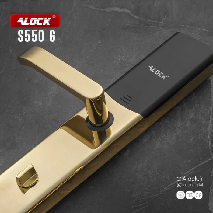 قفل اثر انگشتی دیجیتال ALOCK مدل S300 Gold