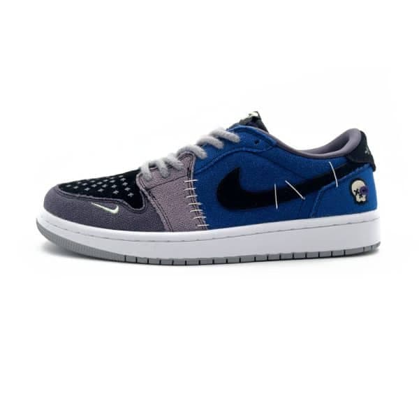 کفش نایک ایرجردن 1 ساق کوتاه وودو آبی Nike Air Jordan 1 Low OG Voodoo Blue