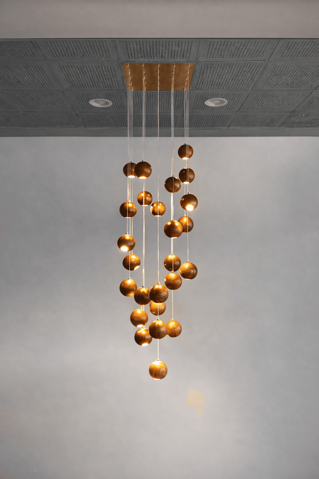 آویز چوبی کیوان Keyvan Hanging Lamp — تصویر ۷