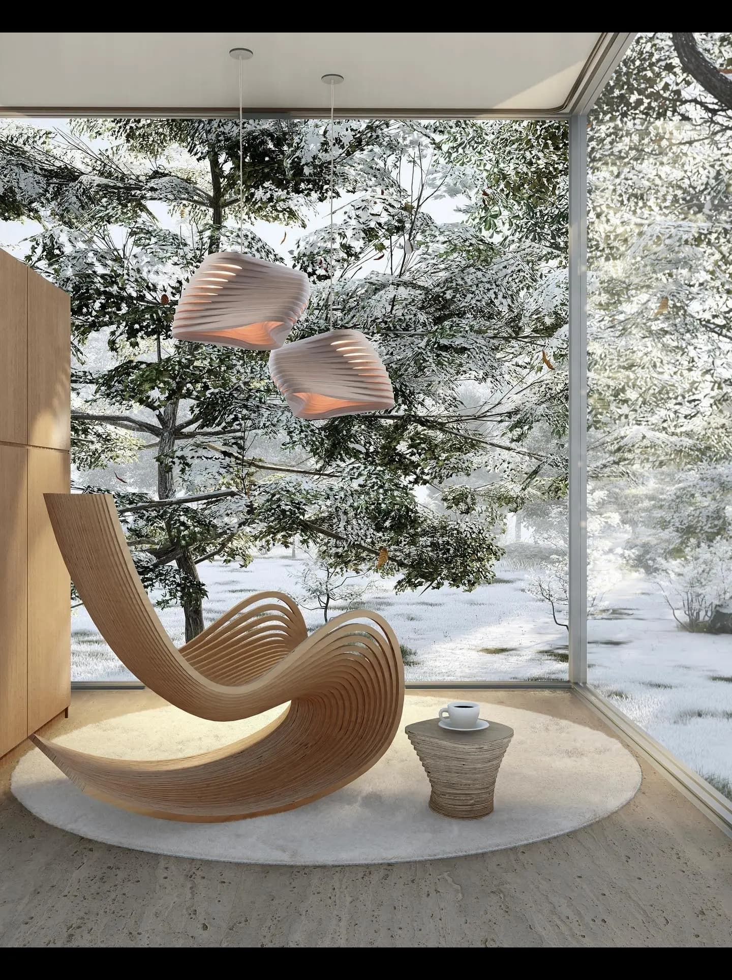 صندلی راک باسیلیو Basilio Rocking Chair — تصویر ۷