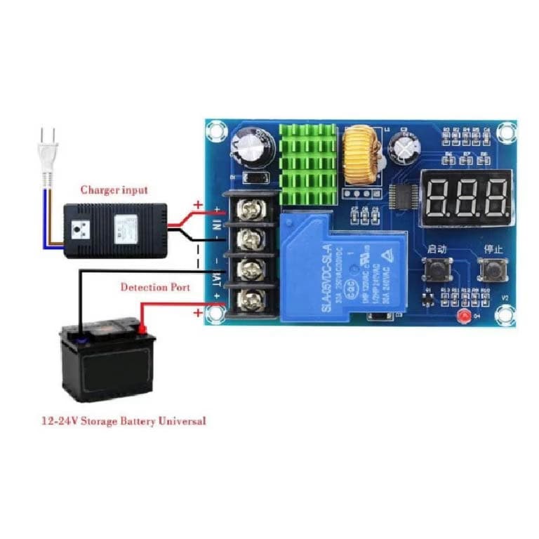 ماژول کنترل شارژ باتری دیجیتال HW-633 (XH-M604) — تصویر ۳