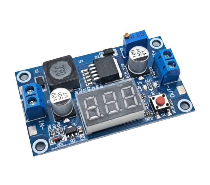 ماژول افزاینده ولتاژ همراه با نمایشگر سون سگمنت LM2577 (xl6009)