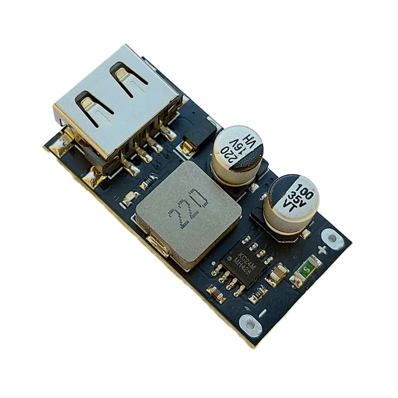 ماژول مبدل کاهنده فست شارژ با خروجی USB مدل KC24