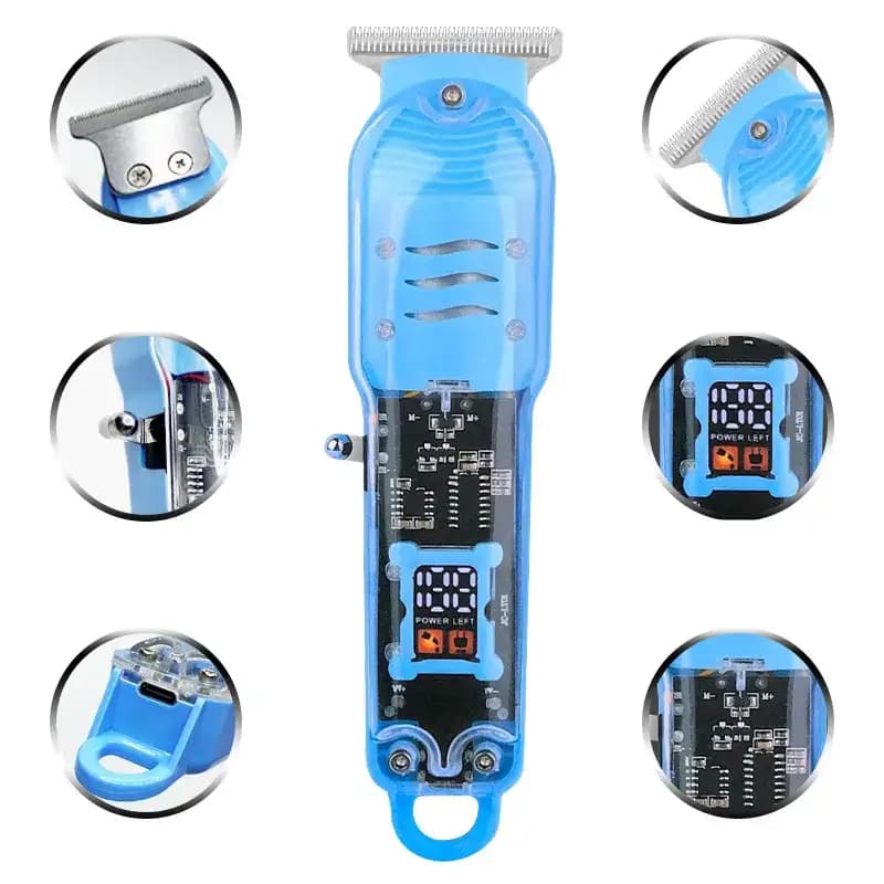 ماشین اصلاح شفاف بی‌سیم مدل Transparent Grooming Clipper — تصویر ۲
