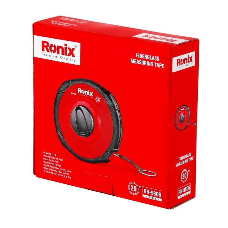 متر فایبرگلاس رونیکس 20 متری مدل RH-9806 — تصویر ۶