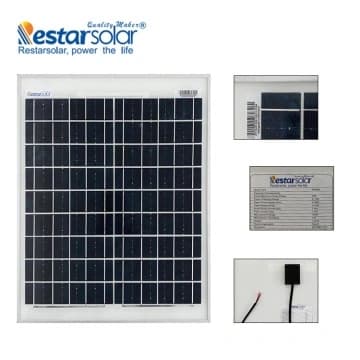 پنل خورشیدی Restar Solar 20 وات - برق خورشیدی — تصویر ۲
