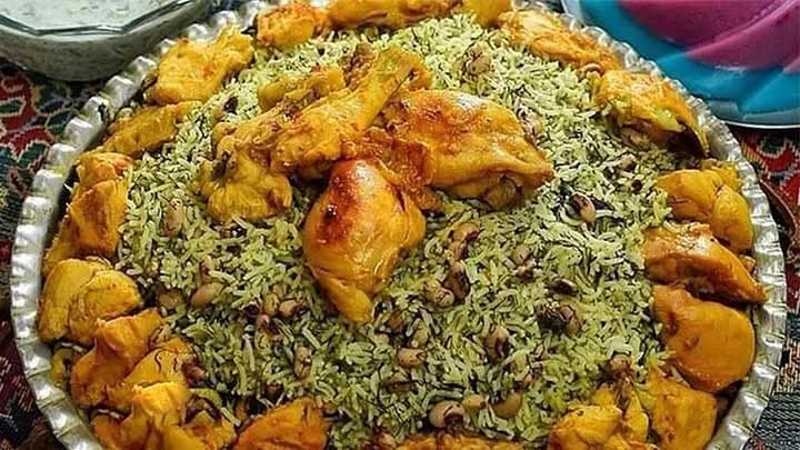 شویدپلو با مرغ