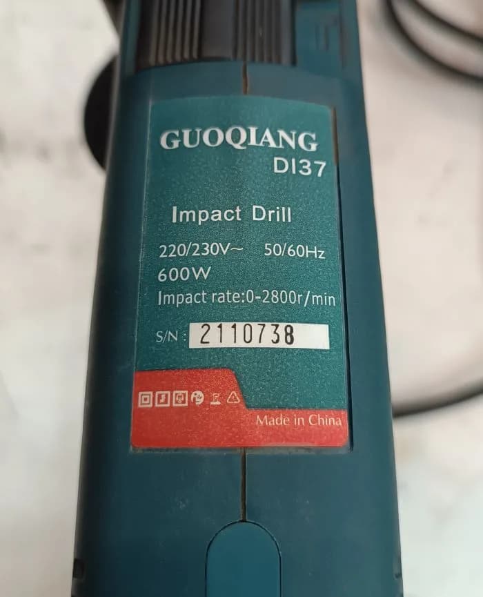 دریل 600 وات 2800 دور سه نظام اتوماتیک گوجیانگ مدل D-137 — تصویر ۶