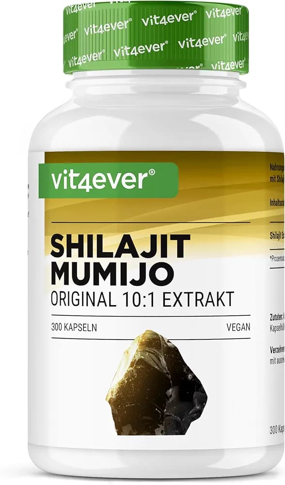 شیلاجیت ویت فور اور ۳۰۰ کپسول تضمین اصالت کالا ✅️