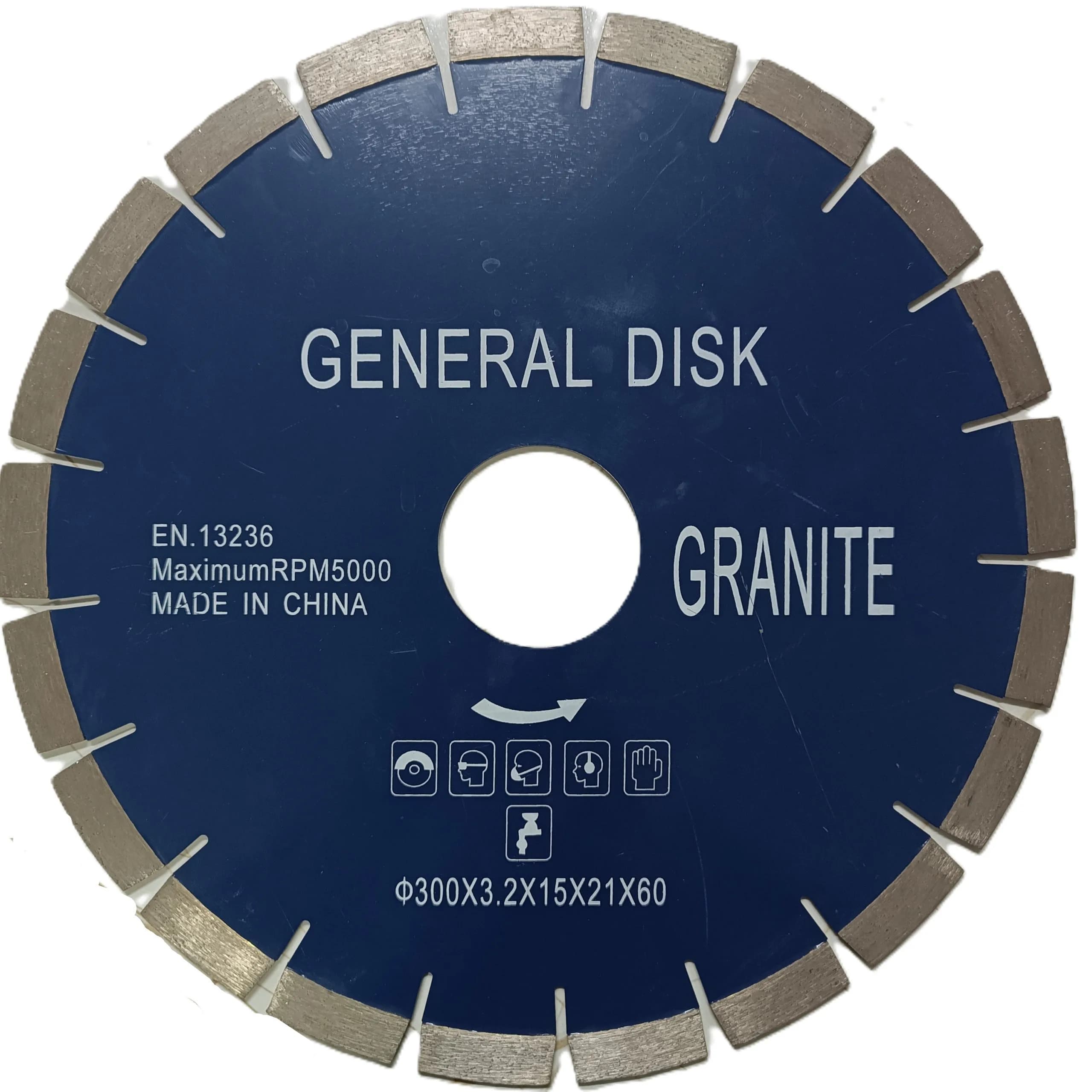 صفحه گرانیت بر قطر 300 میلی متر شفت 60 میلی متر جنرال دیسک GENERAL DISK — تصویر ۲