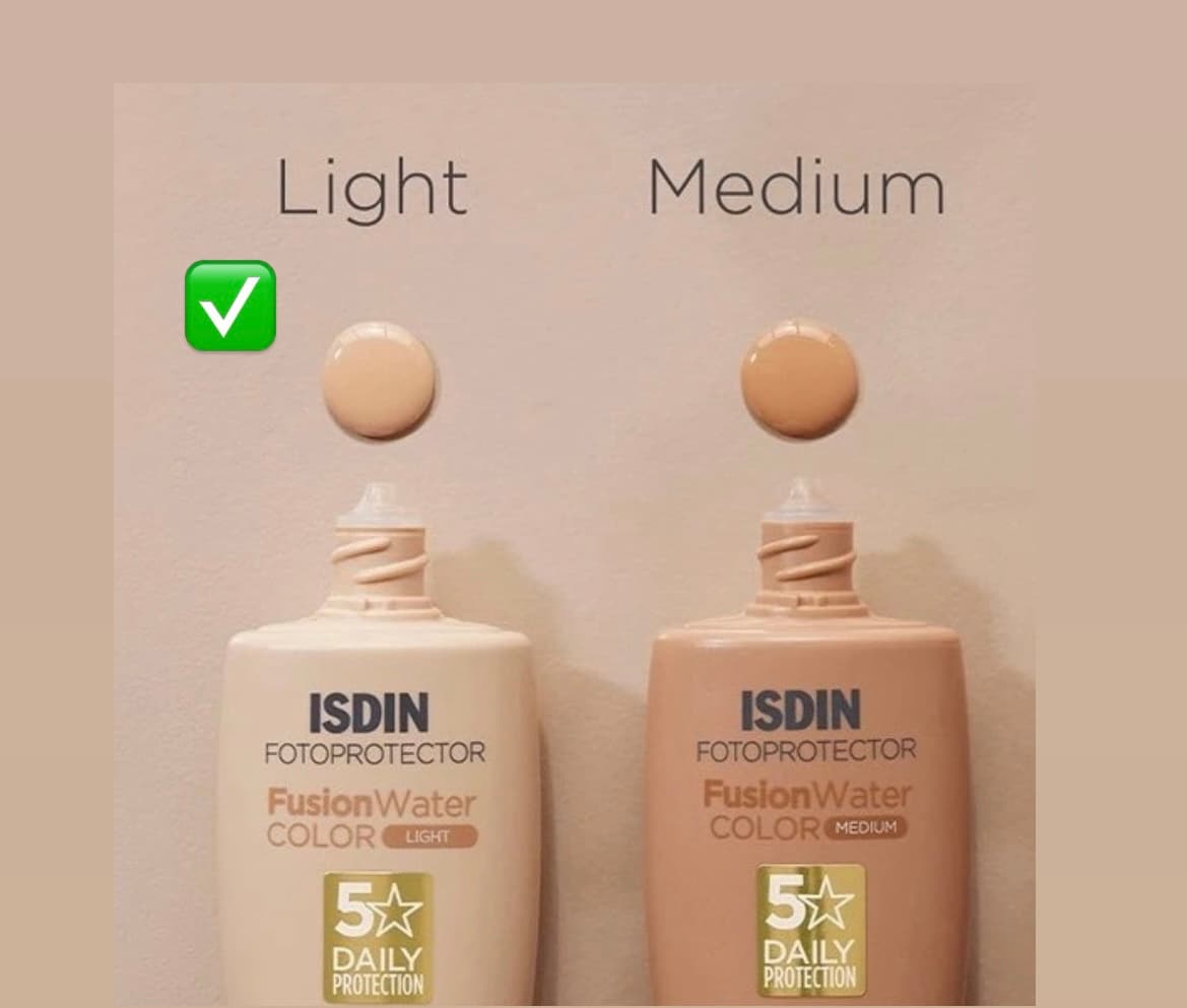 ضد آفتاب ایزدین مدل فیوژن واتر مجیک رنگ لایت، SPF 50، حجم 50 میل — تصویر ۳