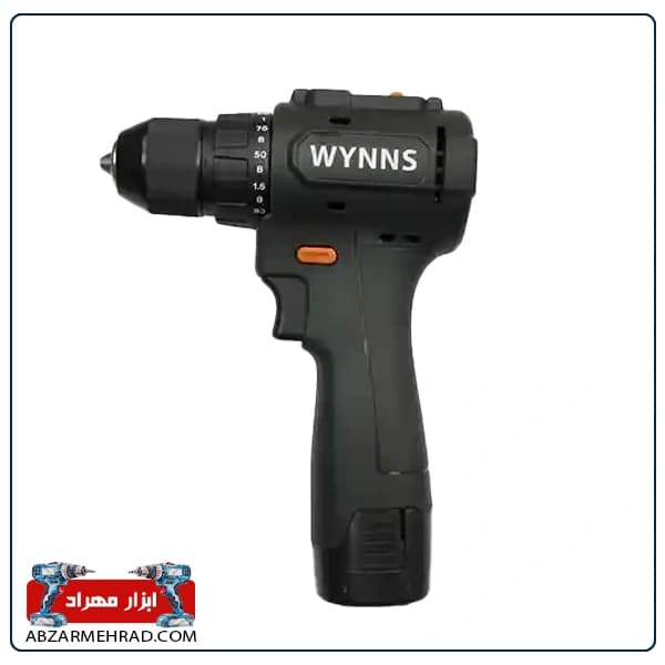 دریل شارژی براشلس 16/8 ولت تک باتری وینز wynns — تصویر ۵