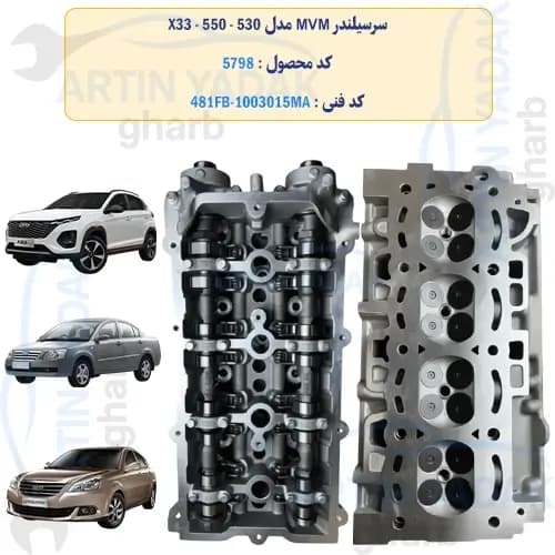 سرسیلندر MVM/Chery/Tiggo مدل 530/550/X33 — تصویر ۲
