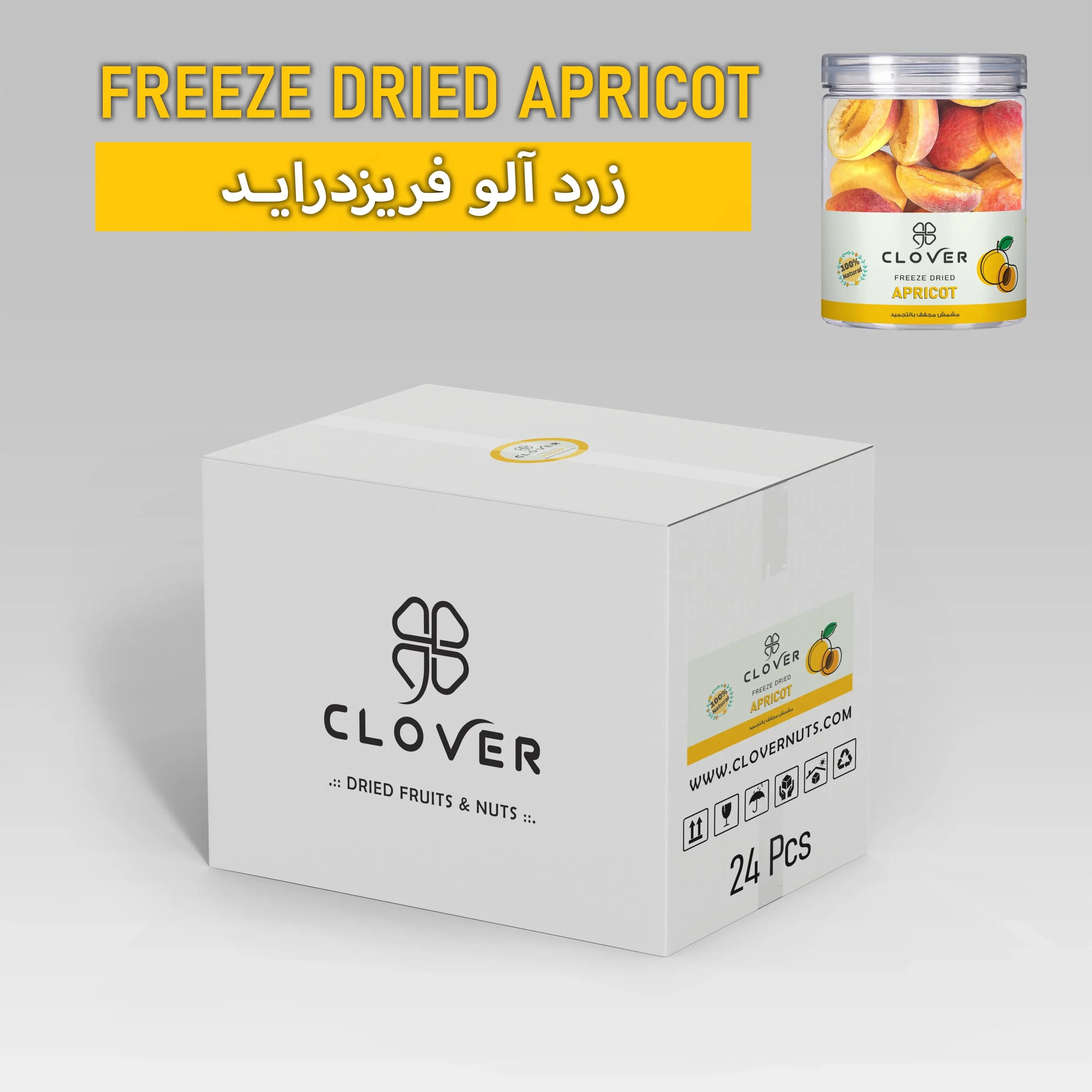 میوه خشک فریزدرای عمده زردآلو