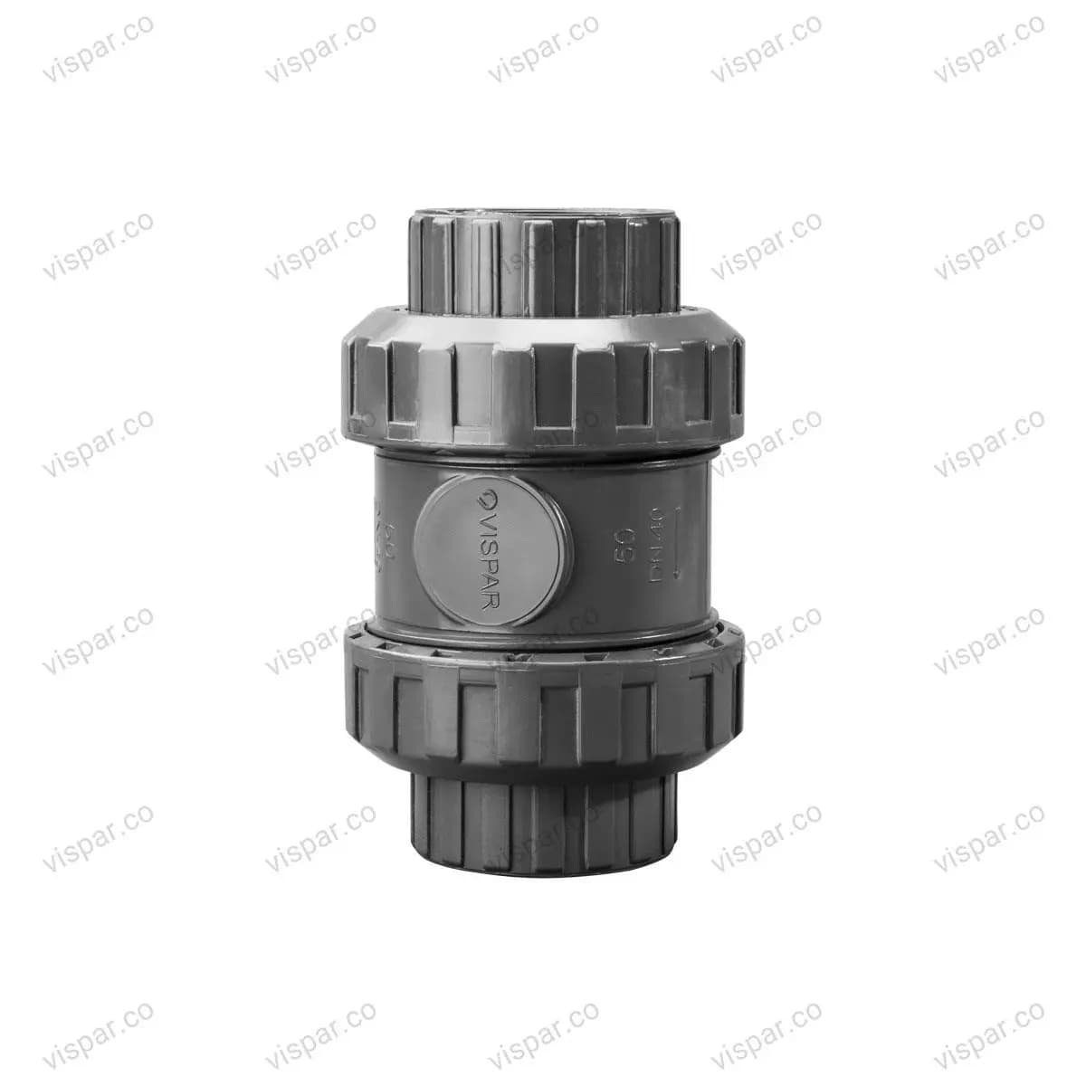 شیر یک طرفه upvc فنردار ویسپار سایز 75 — تصویر ۲