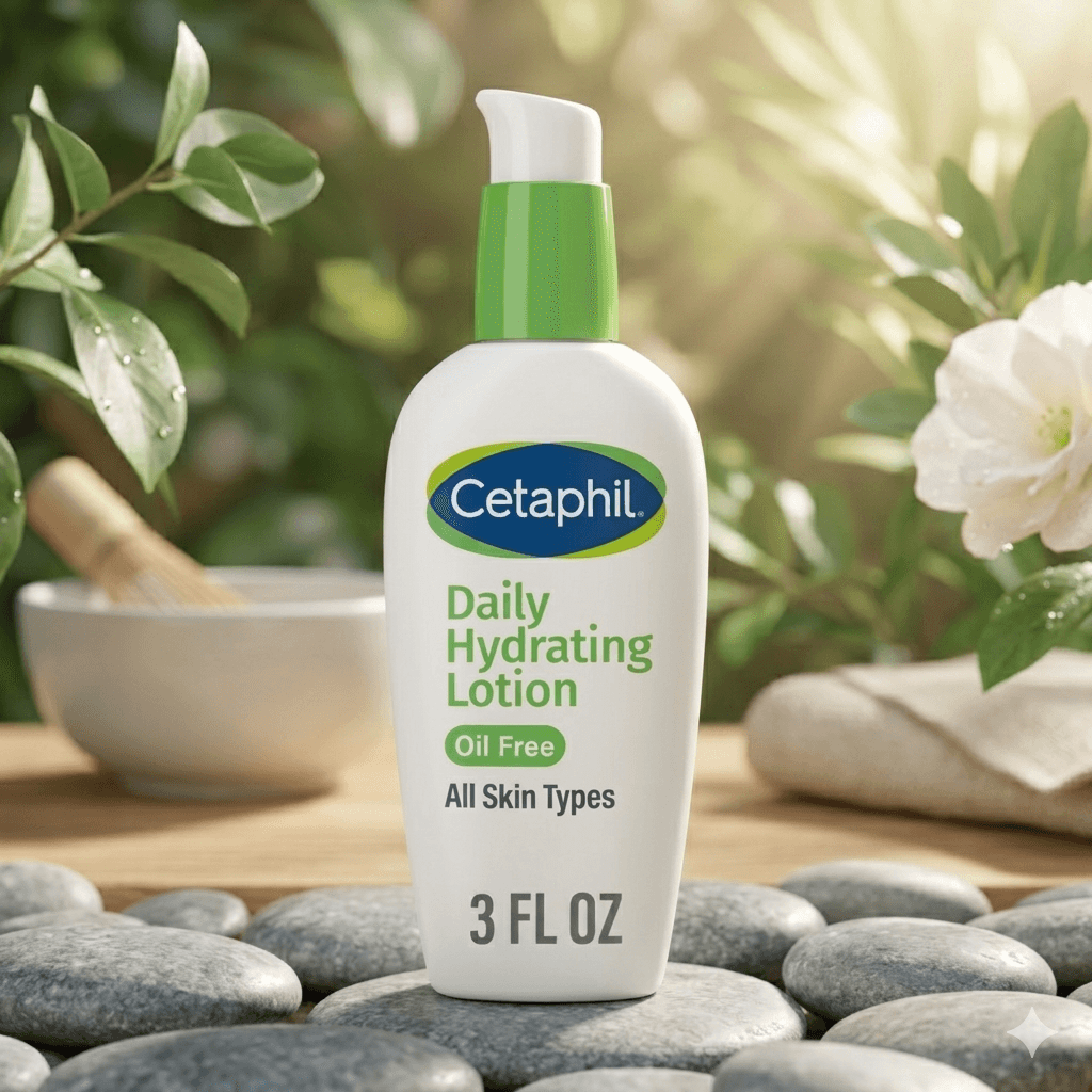 کرم لوسیون آبرسان و مرطوب کننده 24 ساعته ستافیل Cetaphil حجم 88 میل بدون چربی، ضدحساسیت