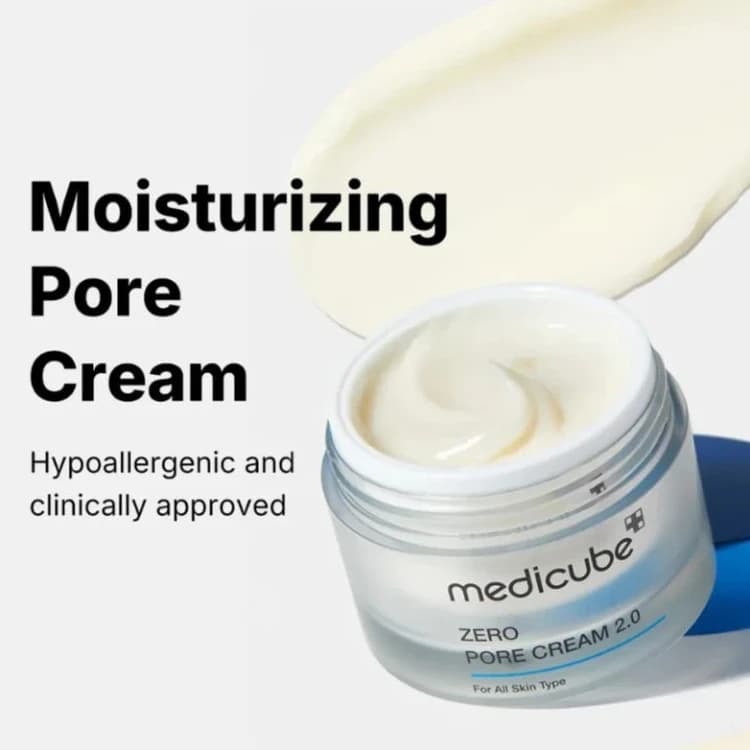 کرم کنترل منافذ باز و آبرسان مدیکیوب Medicube — تصویر ۵
