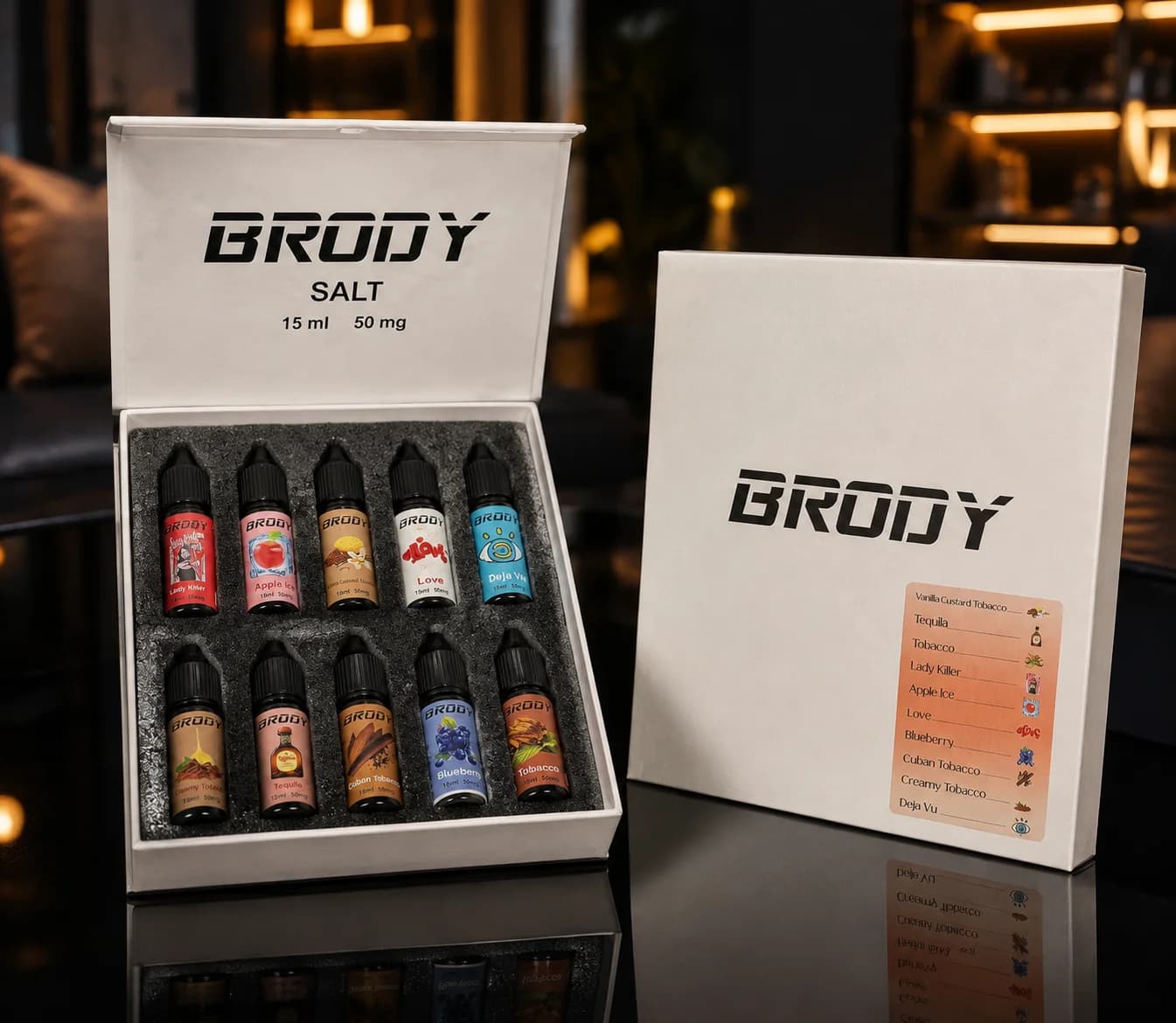 سالت برودی (BRODY) 30 میل فروش عمده نیکوتین 50 اماراتی