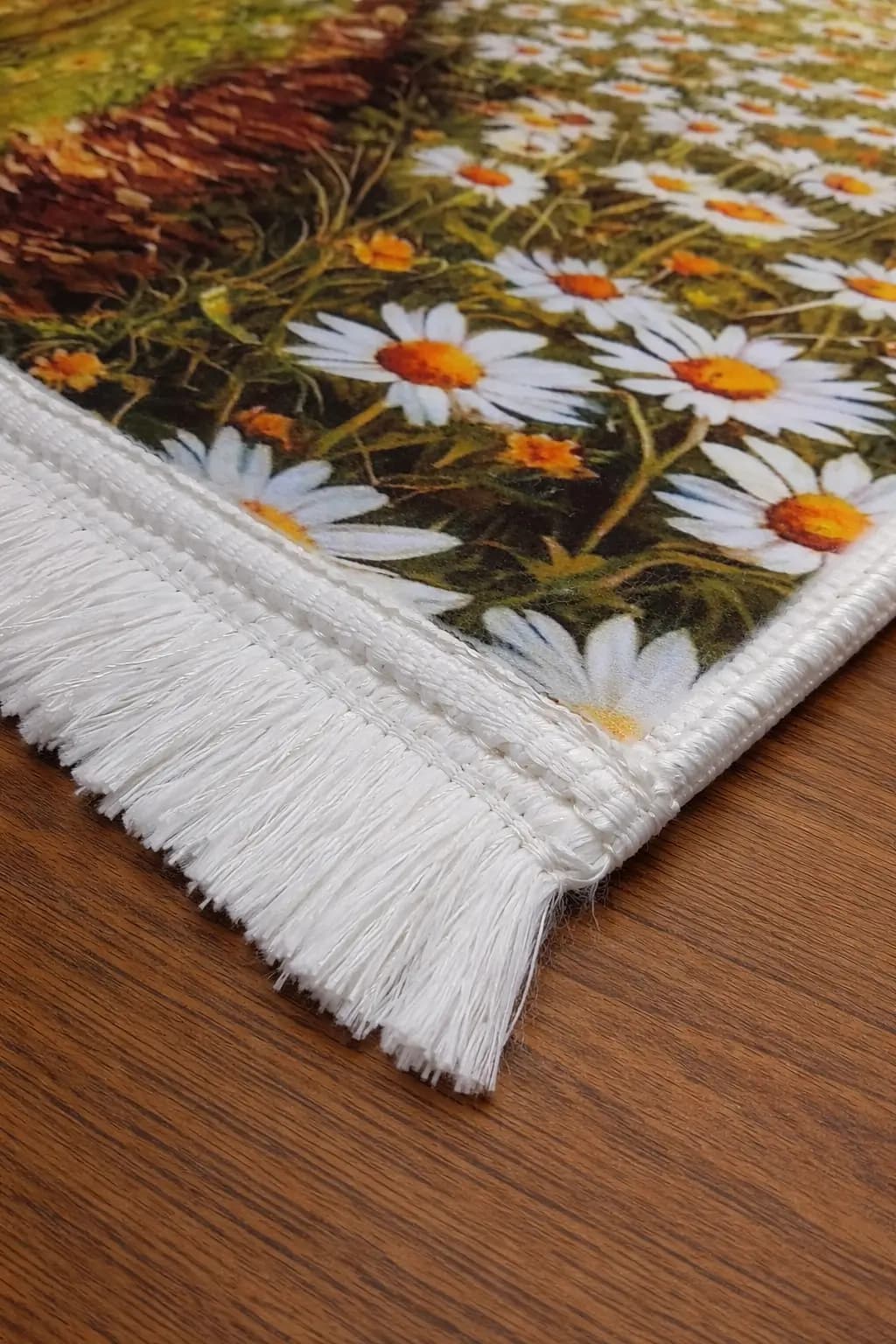 تابلو فرش منظره ی کوهستانی با ابعاد 60×40 — تصویر ۲