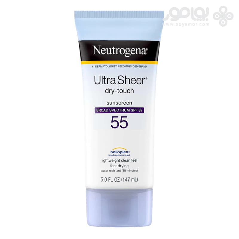 ضد آفتاب نوتروژینا مدل ULTRA SHEER حاوی SPF55 حجم 147 میل — تصویر ۵