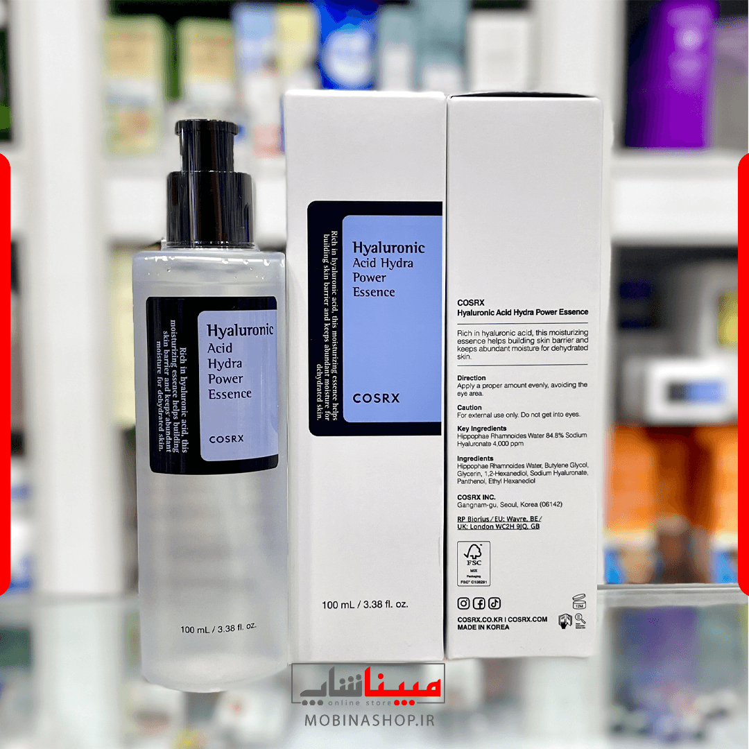 سرم آبرسان هیالورونیک اسید کوزارکس اصل 100 میل | COSRX Hyaluronic Acid Hydra Power Essence — تصویر ۲