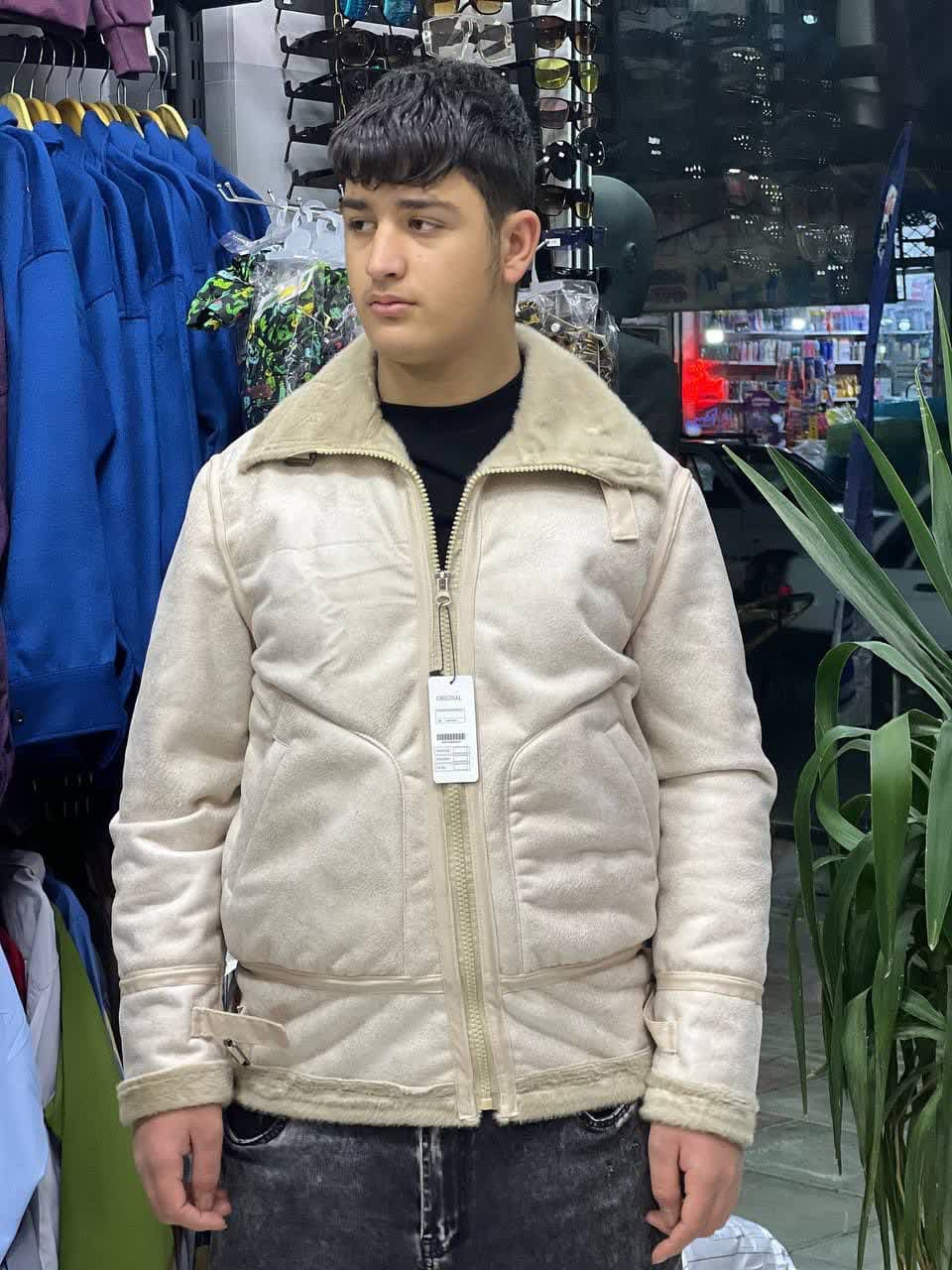 کاپشن چرم بوفالو — تصویر ۵