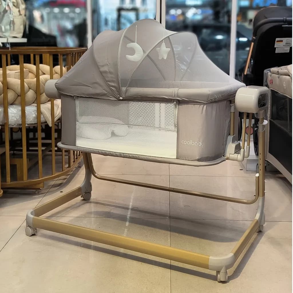 گهواره و تخت کنار مادر برقی کول بی بی Cool Baby مدل 5in1 (چهار حالته)